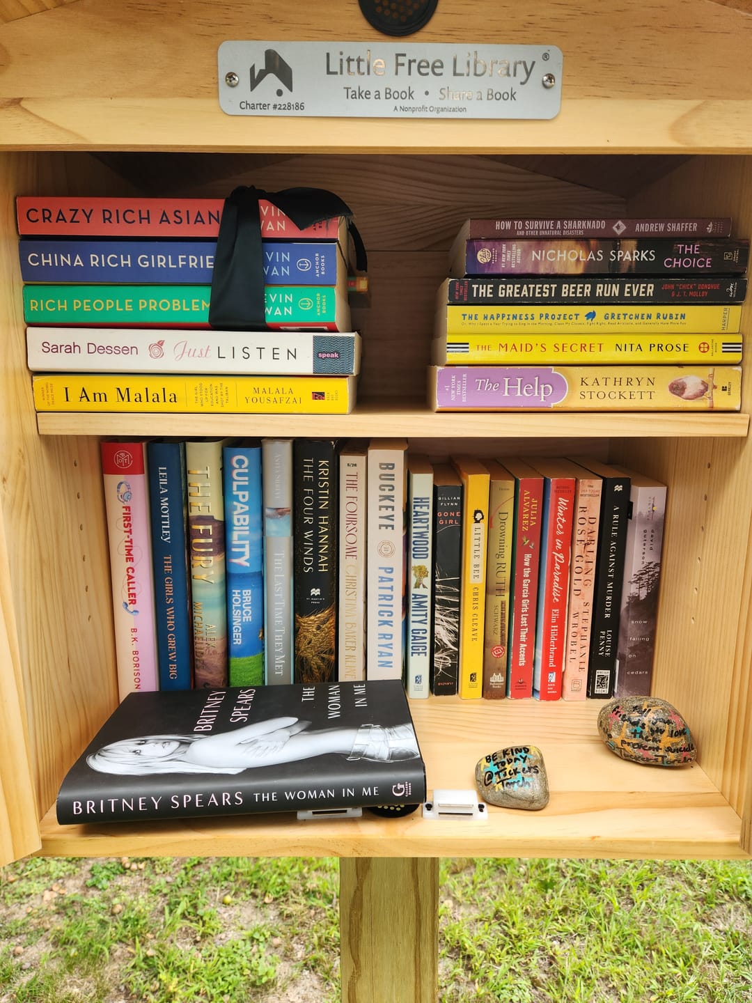 Customer photo review of Little Free Library Official Charter Sign
