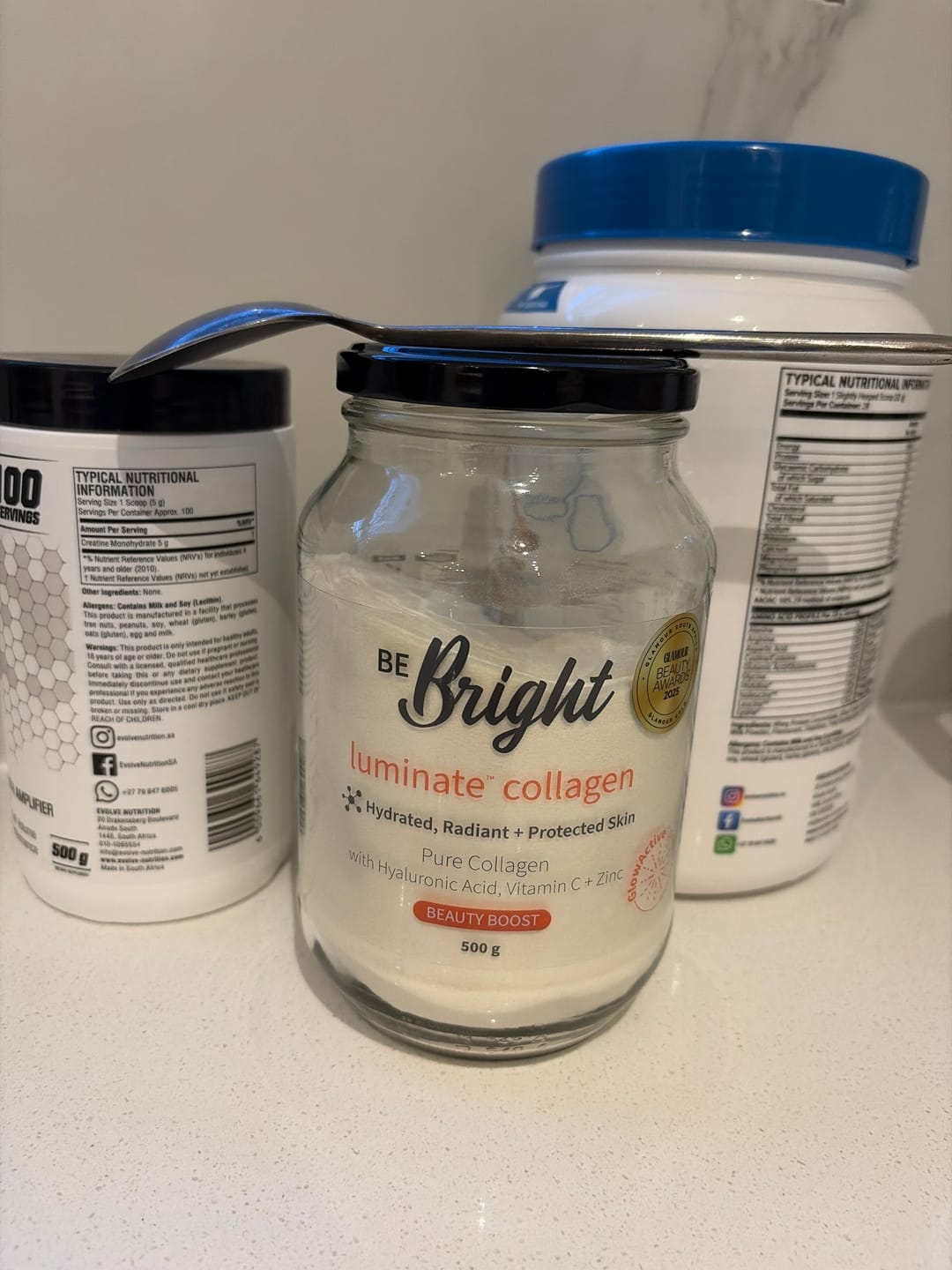 Customer photo review of LUMINATE 500g JAR