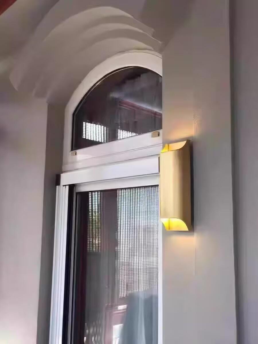 Customer photo review of Wall Sconce, Leclerc Solid Brass, E14 or G9, Brass or Matte Black