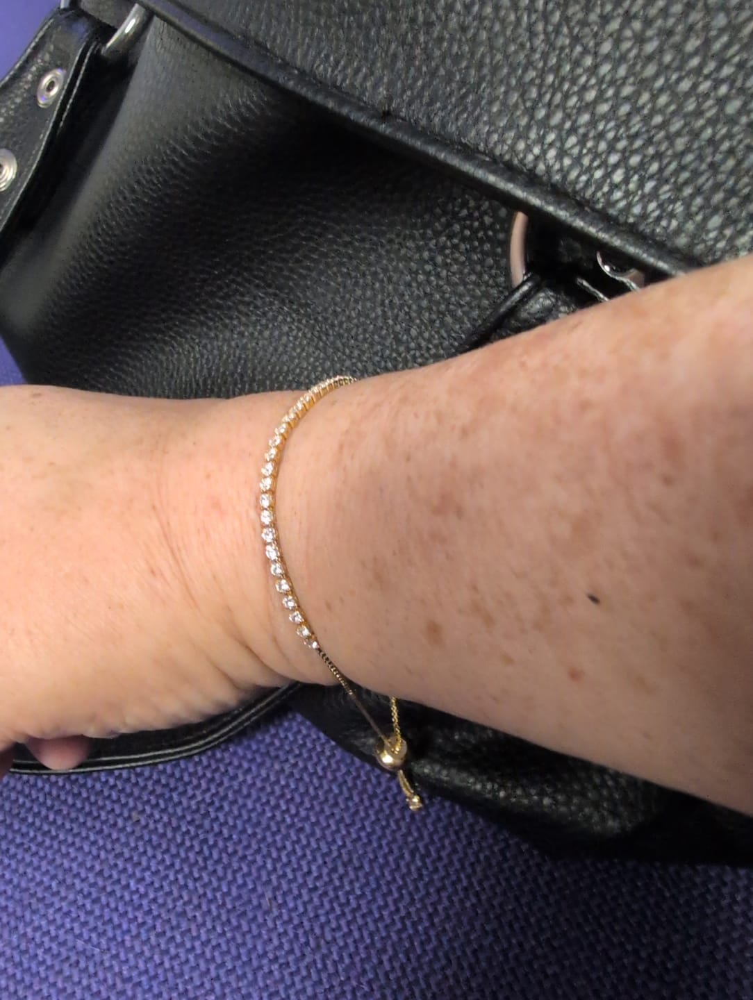 Customer photo review of Melly Adjustable Tennis Bracelet (Bundle)
