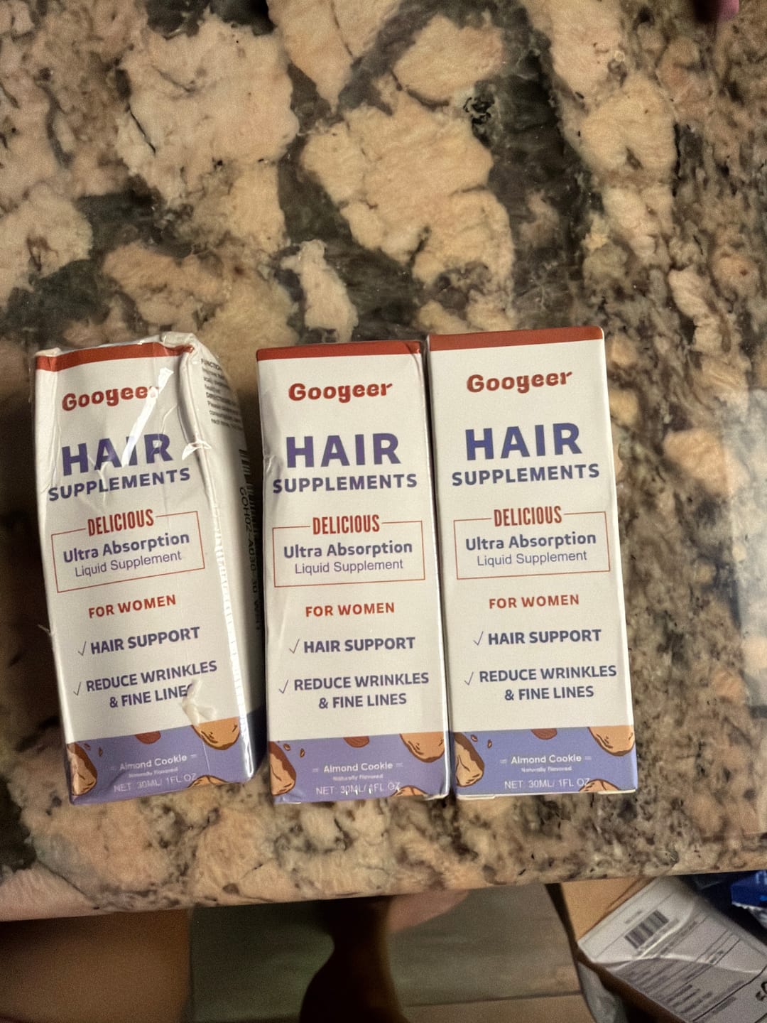 Customer photo review of Hair Growth Max Liposomal