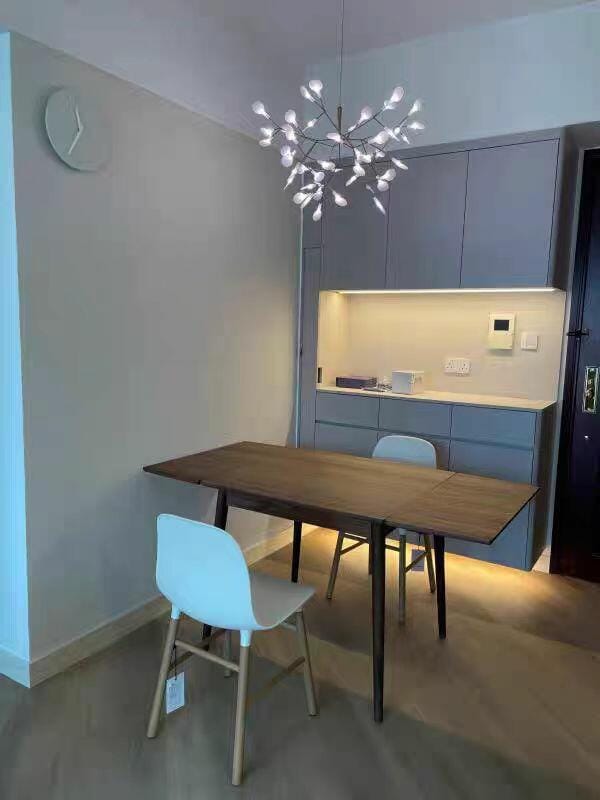 Customer photo review of Firefly LED Chandelier, Black Branch Design, Dimmable, 30-135 Heads