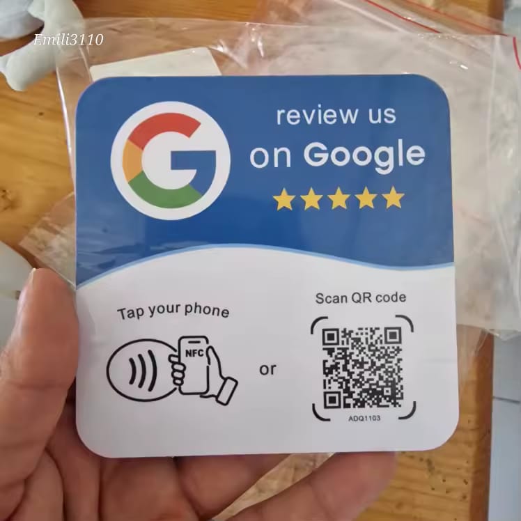 Customer photo review of Plaque — Avis Google