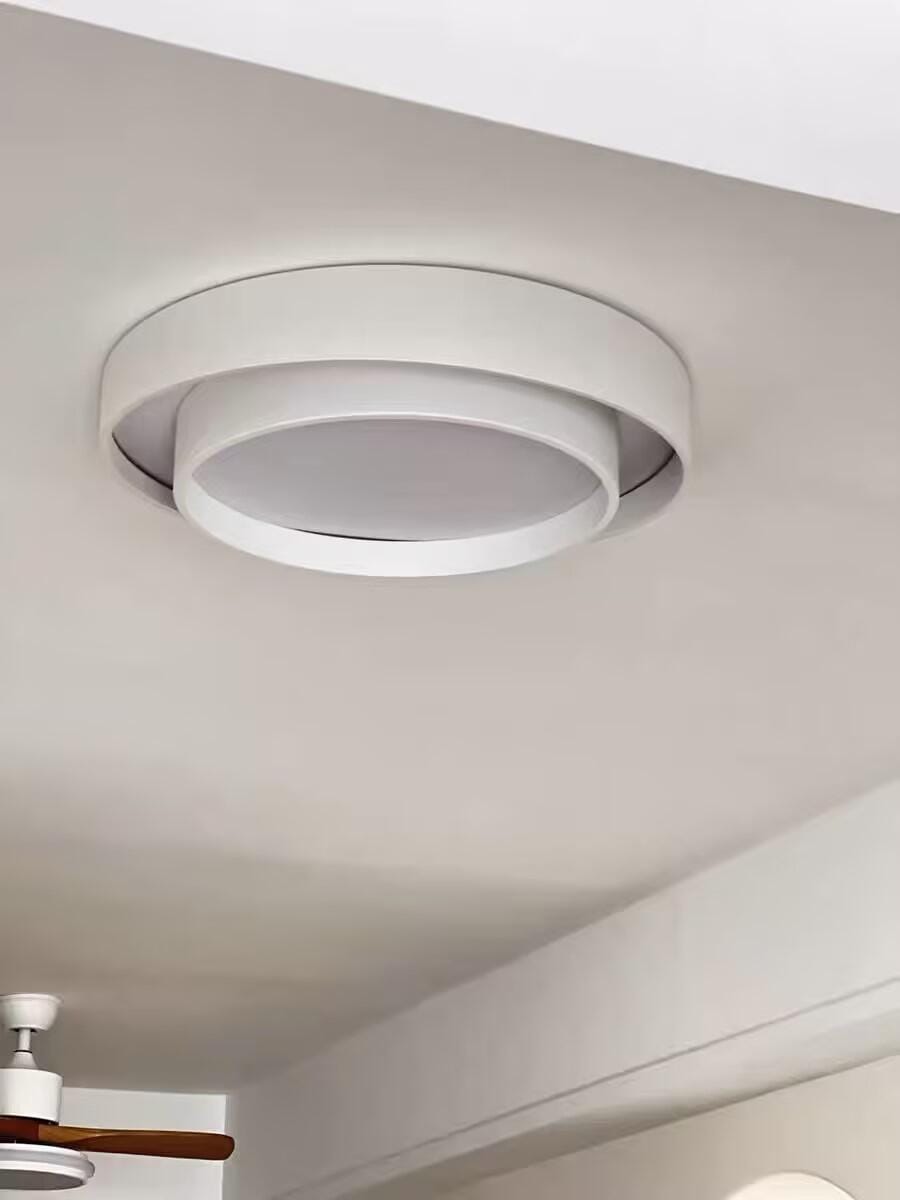 Customer photo review of Melody Ceiling Light, Cylinder Shade, Integrated LED, White Grey Black