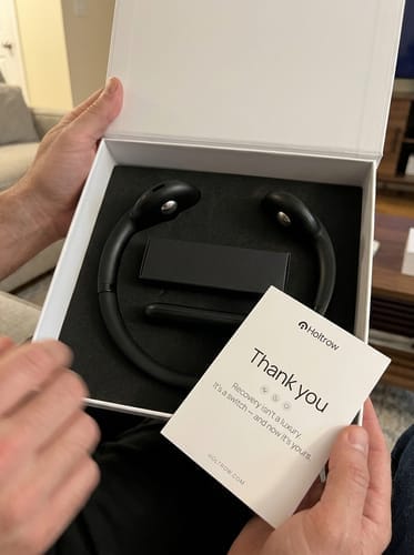 Customer photo review of Holtrow Pulse — Vagus Nerve Stimulator