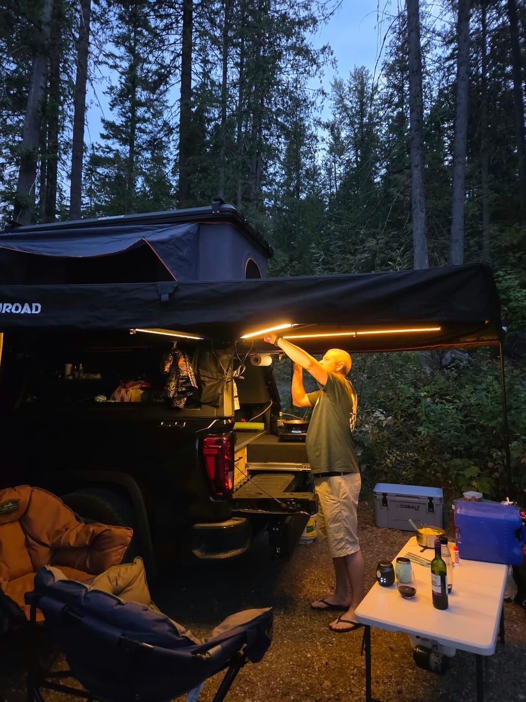 Customer photo review of OPENROAD  270 Free Standing Awning for Camping-Adventure Series
