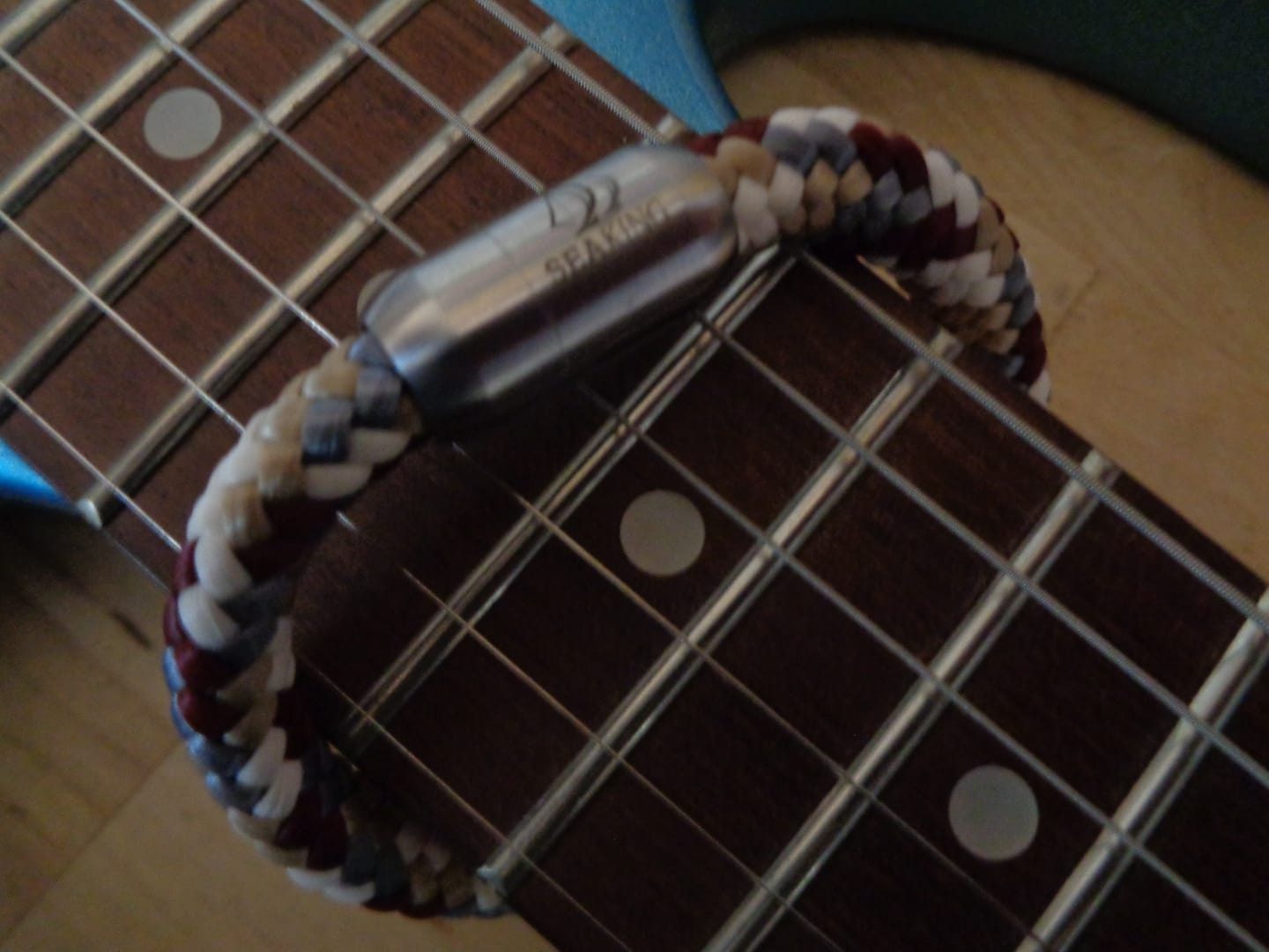 Customer photo review of Segeltau Armband Herren Cappuccino 8mm Magnetverschluss
