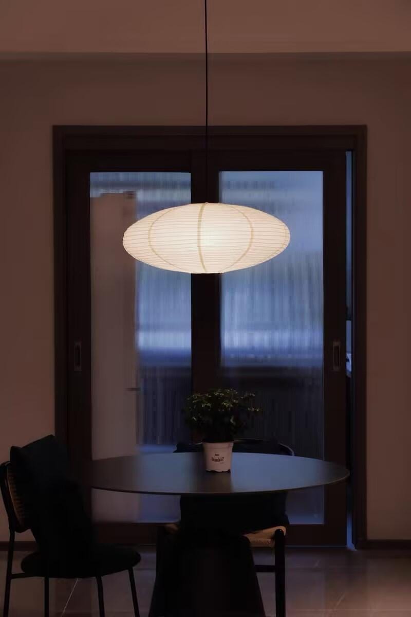 Customer photo review of Pendant Light, Handcrafted Washi Paper Shade, E26/E27, 15A 21A 26A