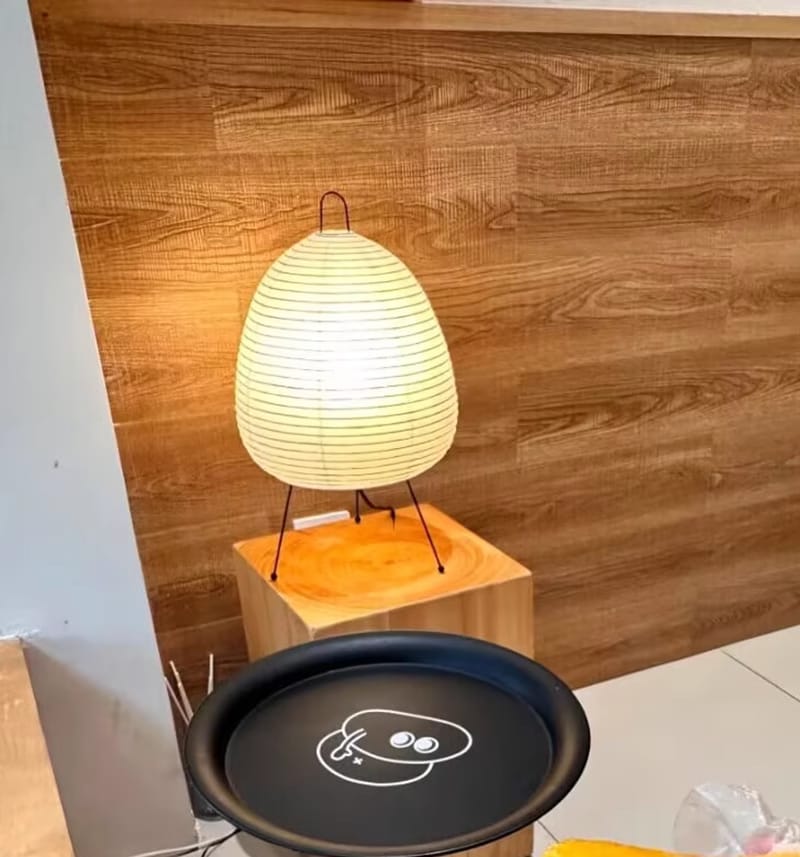 Customer photo review of Table Lamp, Xuanzhi, Handmade Mulberry Paper Shade, E26/E27, Plug-In
