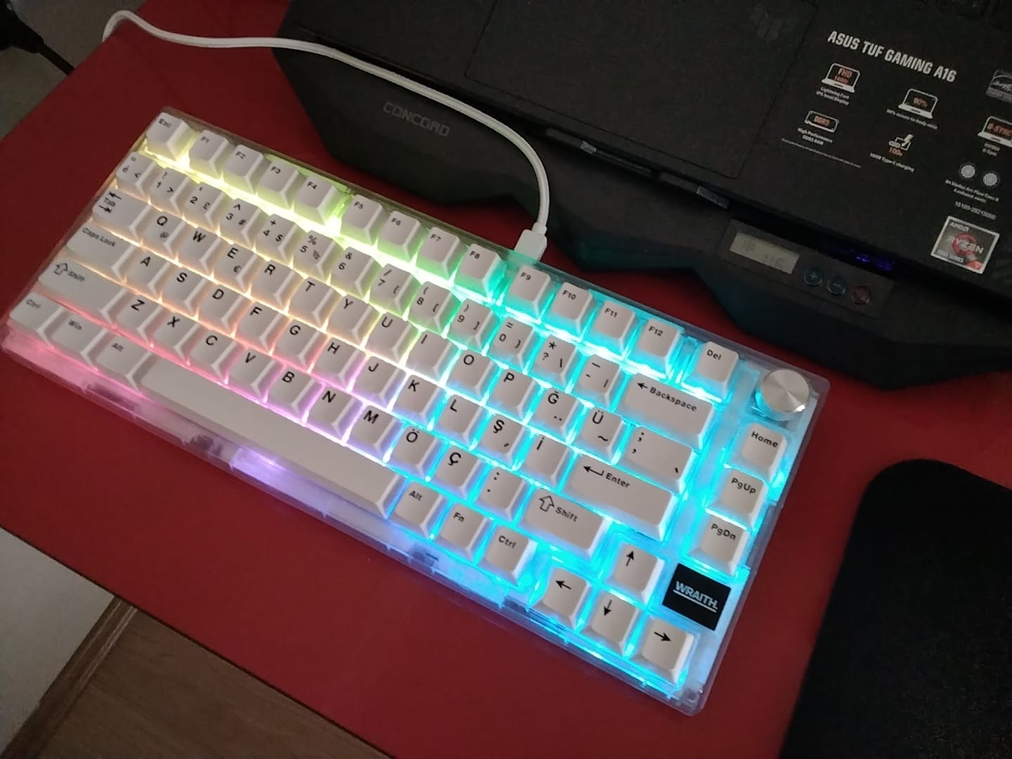 Customer photo review of Wraith W75 V2 Klavye (Manyetik Switch / HE)