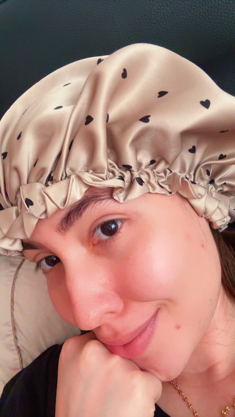 Customer photo review of Gorros para Dormir