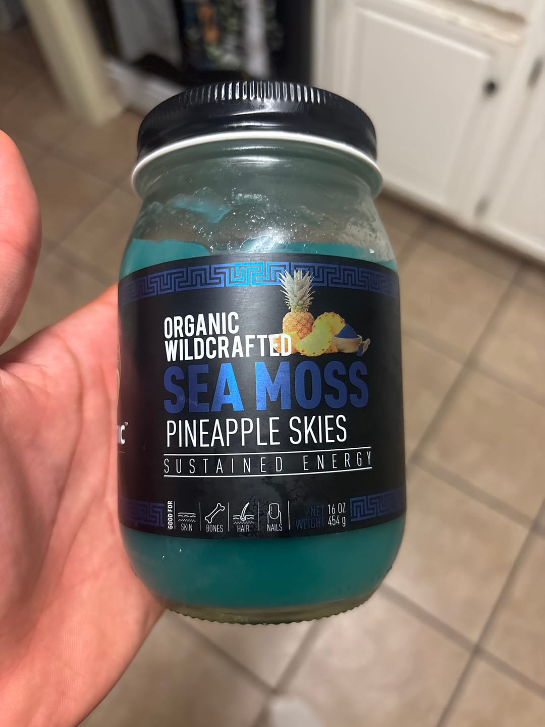 Customer photo review of Pineapple Skies Sea Moss Gel