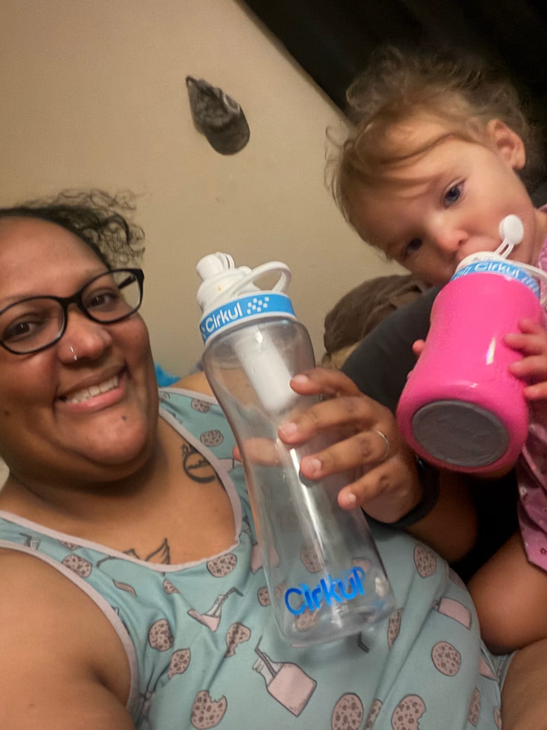 Customer photo review of 12oz. Stainless Steel Bottle