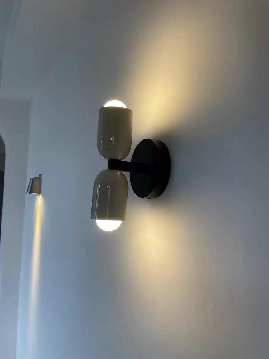 Customer photo review of Wall Lamp, Couleur Double Up-Down Glow, E26/E27, Metal Shades