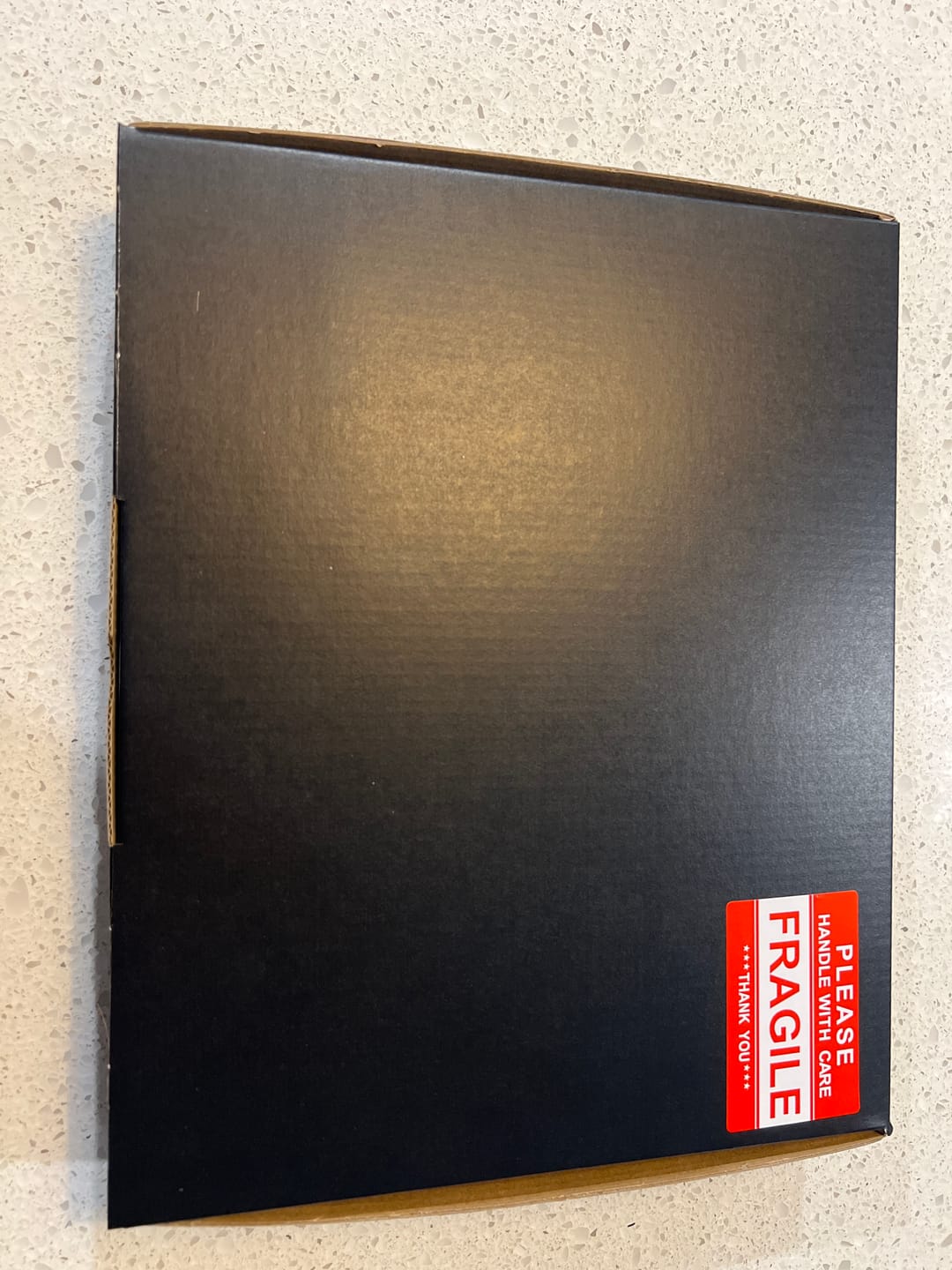 Customer photo review of 310 x 250 x 50mm A4 Die cut Black Mailing Box B383
