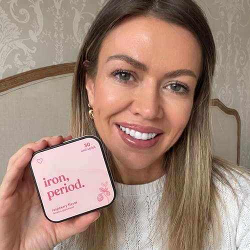 Stephanie, verified iron, period. customer