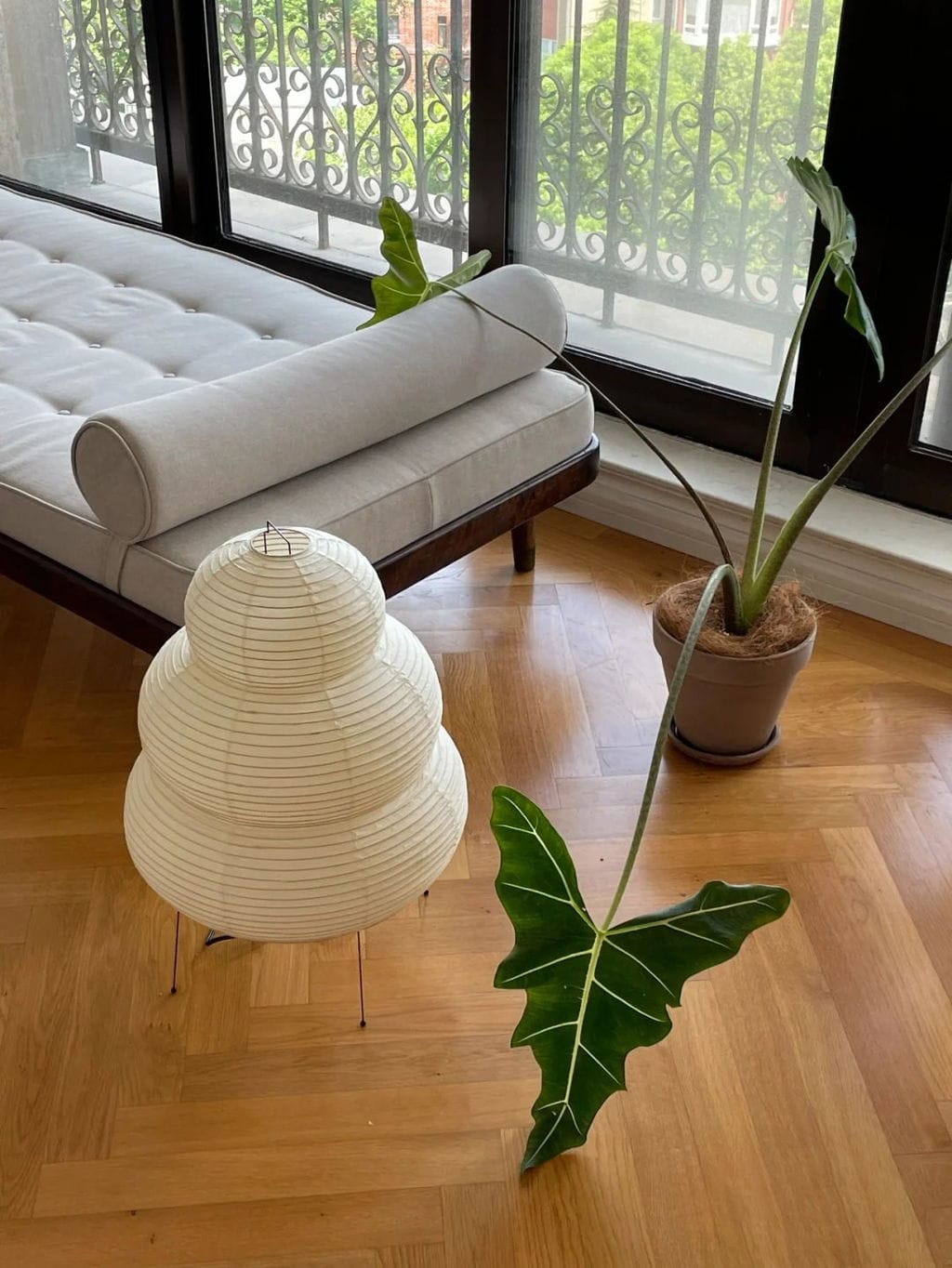 Customer photo review of Table Lamp, Xuanzhi, Handmade Mulberry Paper Shade, E26/E27, Plug-In