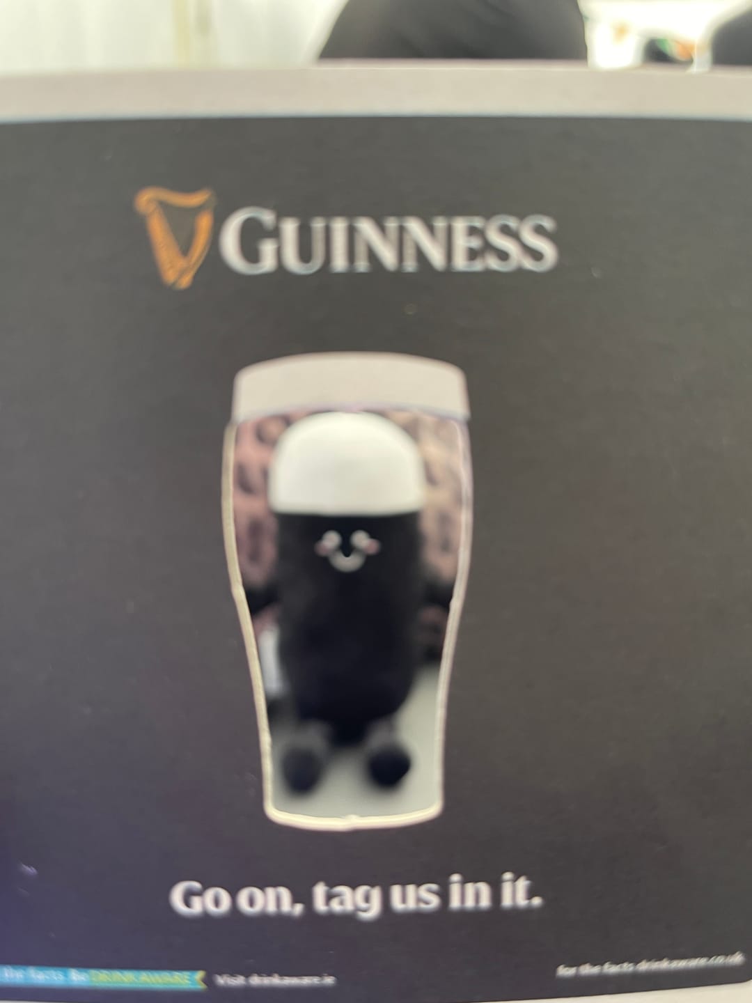 Customer photo review of Seamus Stout Plushie | Born & Bred