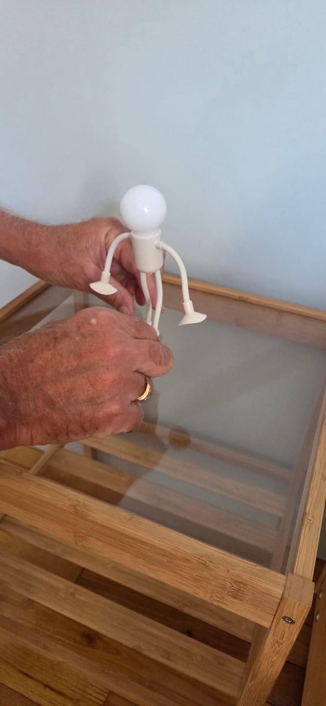 Customer photo review of Lampe Personnage Flexible Originale