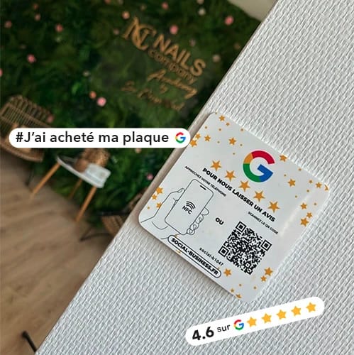 Customer photo review of Plaque — Avis Google