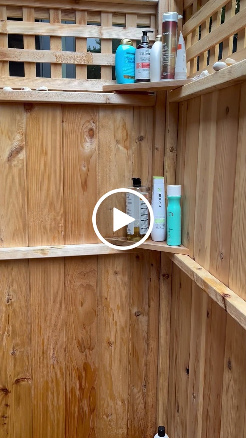 Customer video review of 3-in-1 Outdoor Shower Set Adjustable Handheld, Rainfall & Foot Wash