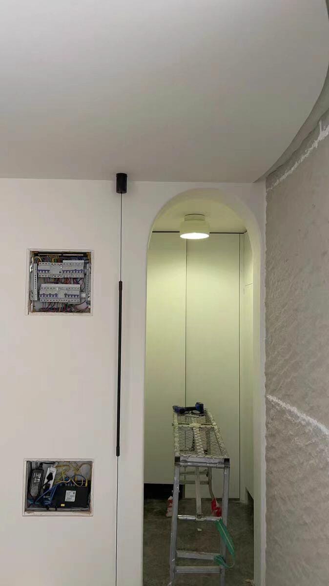 Customer photo review of Ceiling Light, Kami Pleated Resin Shade, E27, Ceiling or Wall Mount