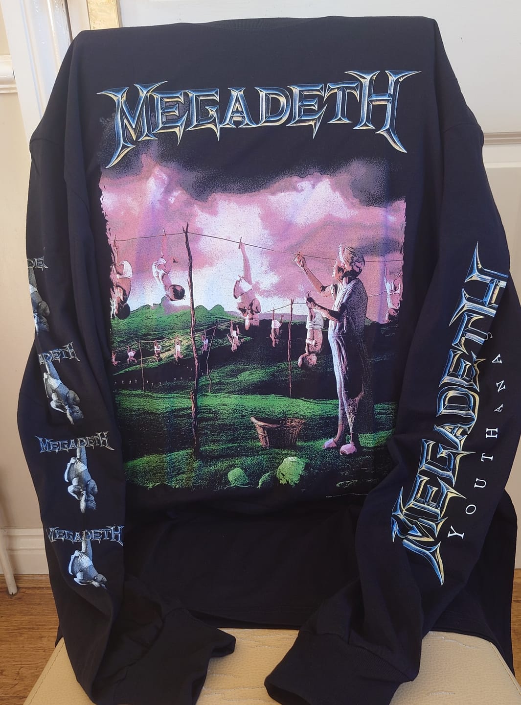Customer photo review of Megadeth - Youthanasia - Longsleeve Shirt