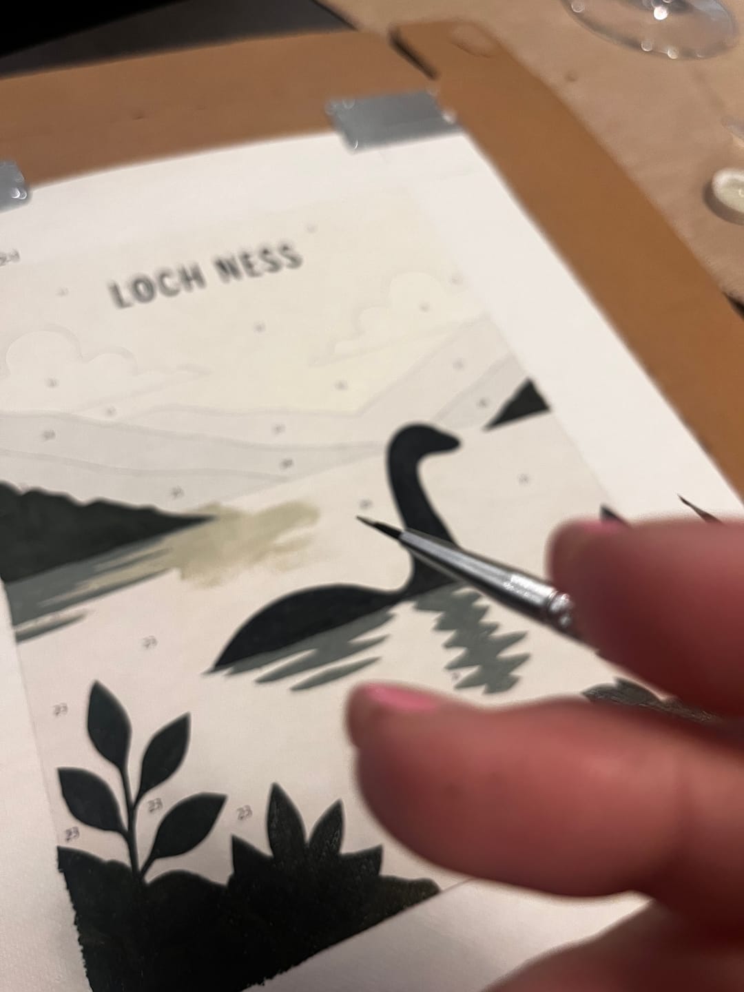Customer photo review of 6 Mini Paintings - Loch Ness Set