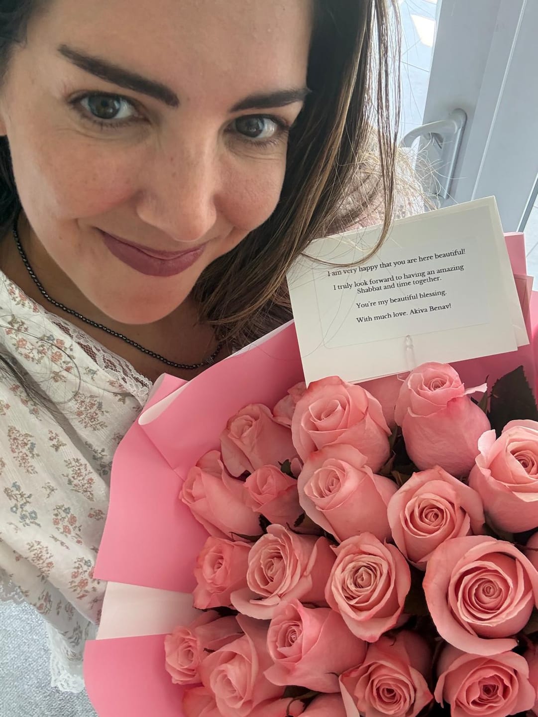 Customer photo review of Pink Deluxe Bouquet