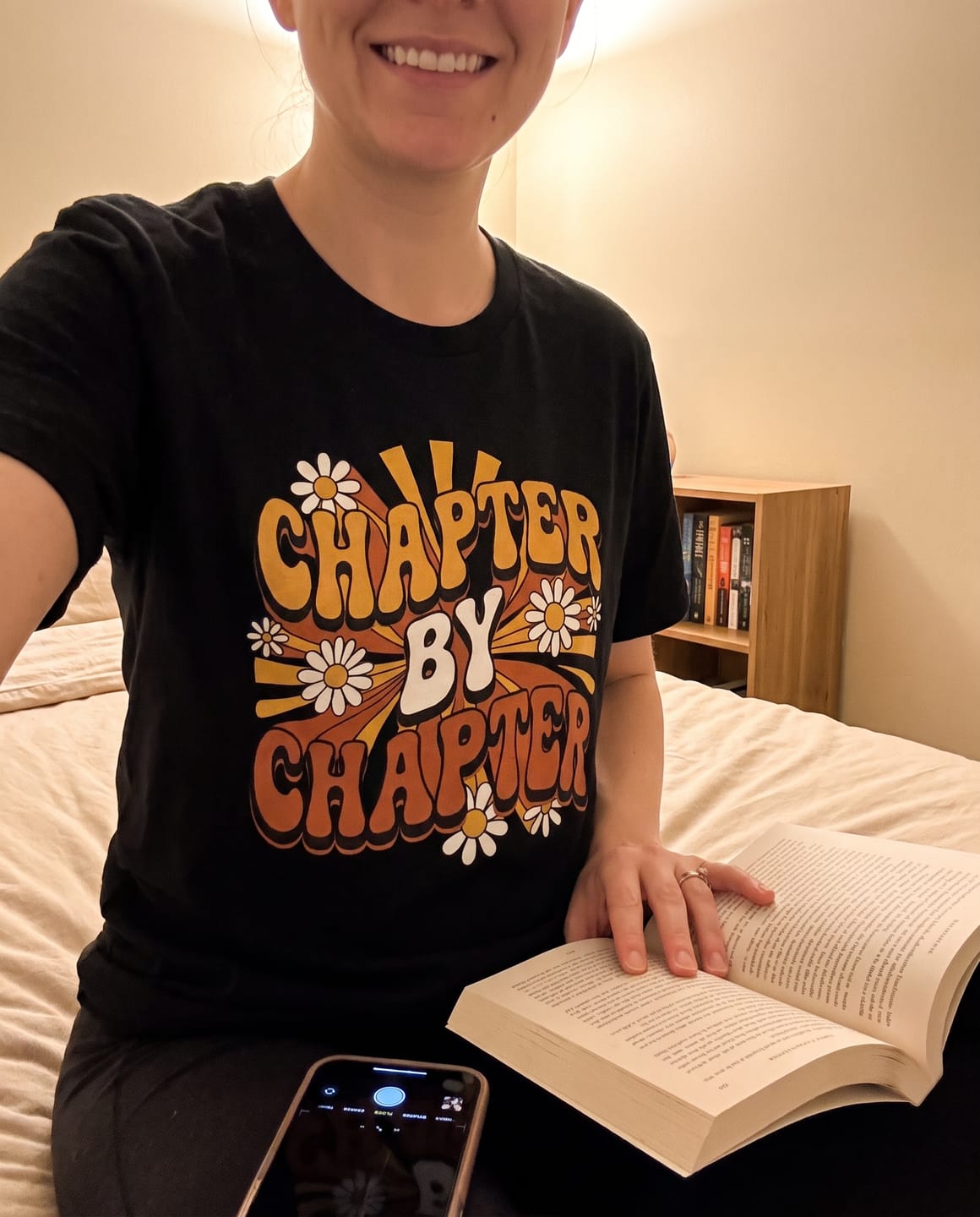 Customer photo review of Chapter By Chapter T-Shirt