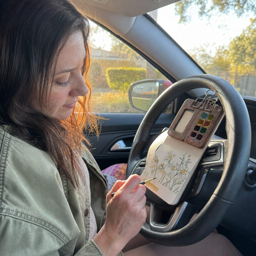 Customer photo review of the watercolor kit