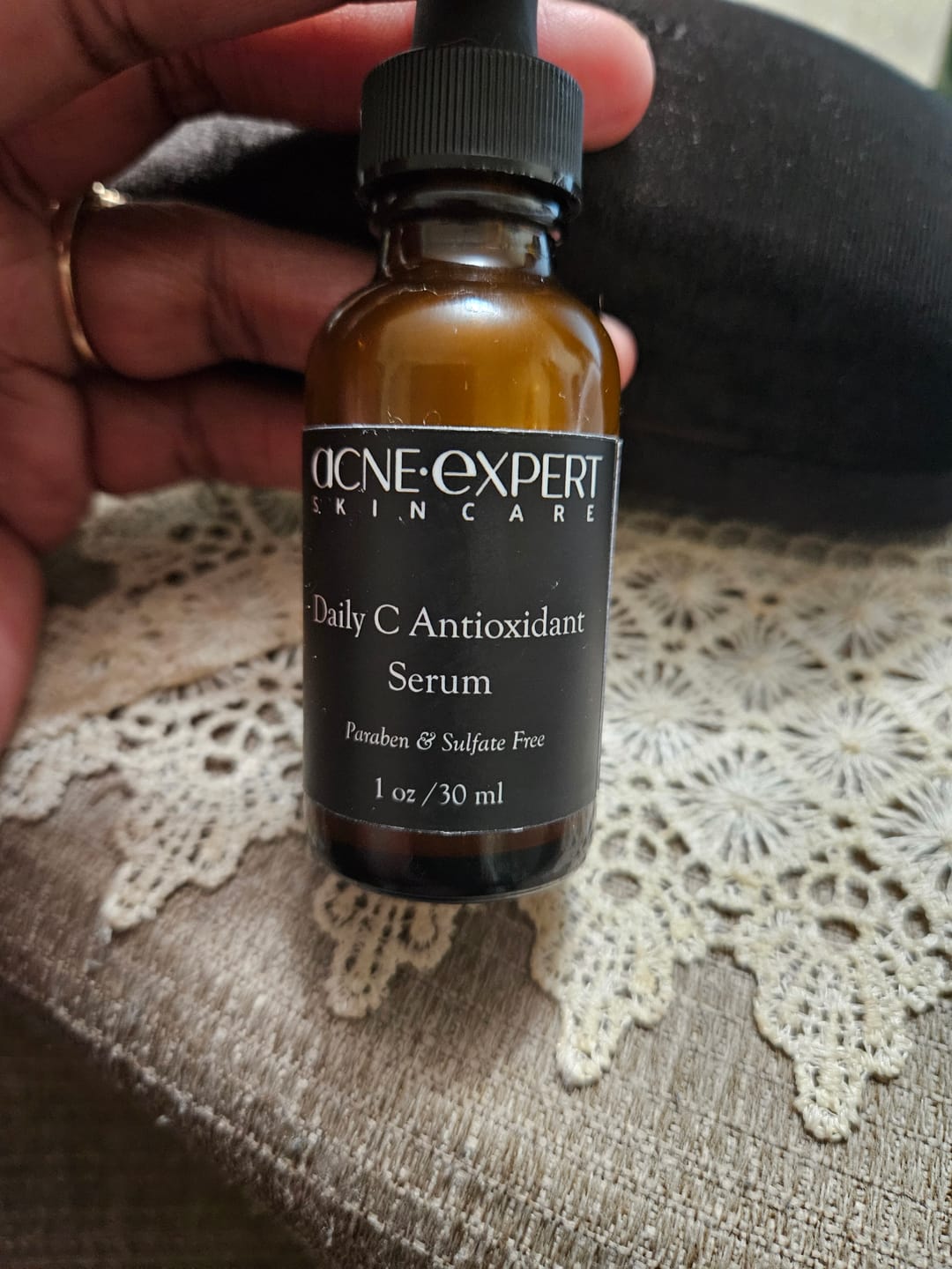 Customer photo review of DAILY C ANTIOXIDANT GLOW SERUM