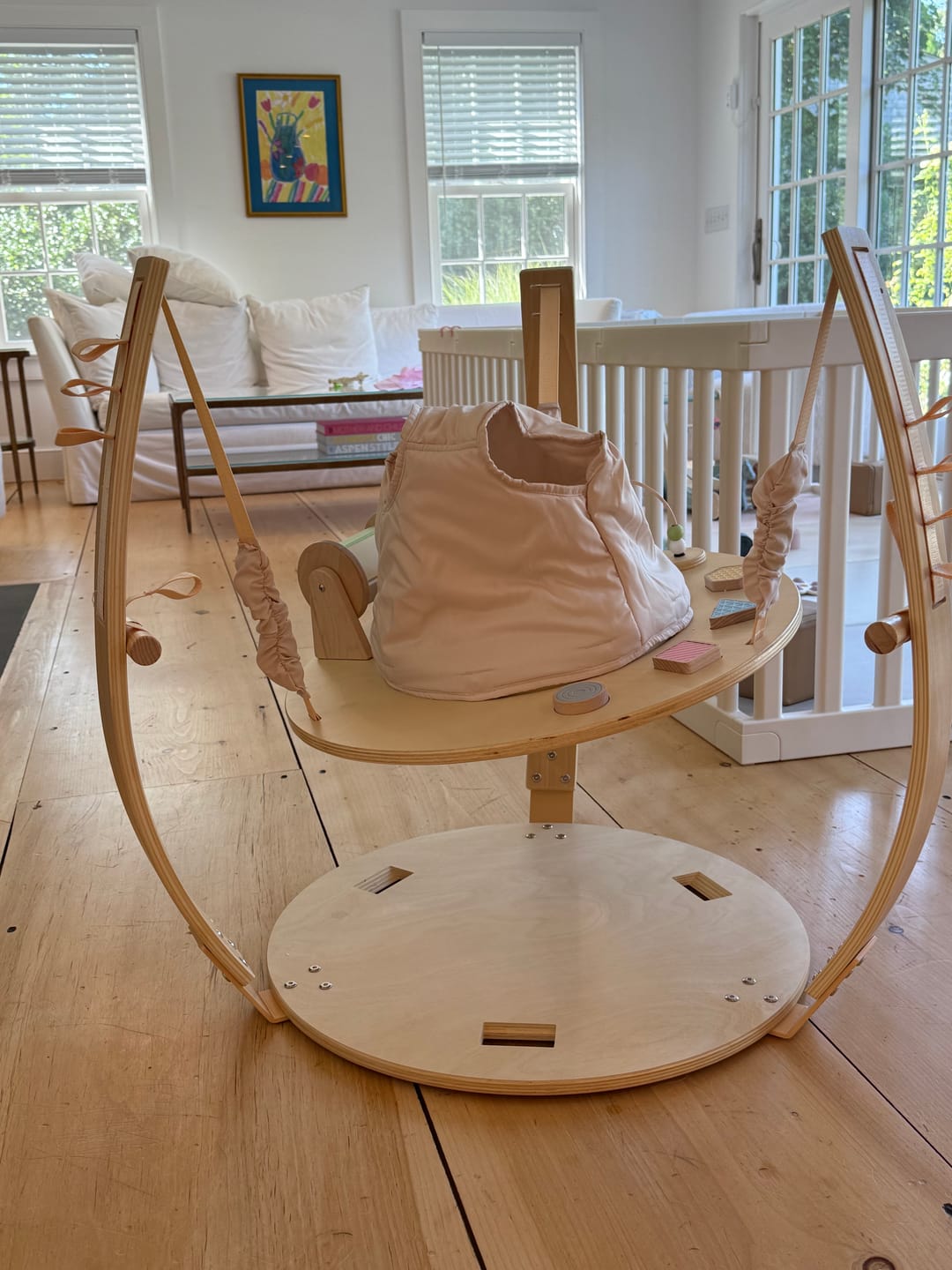 Customer photo review of Ivy | 3-in-1 Baby Bouncer,  Gym & Toddler Activity Table