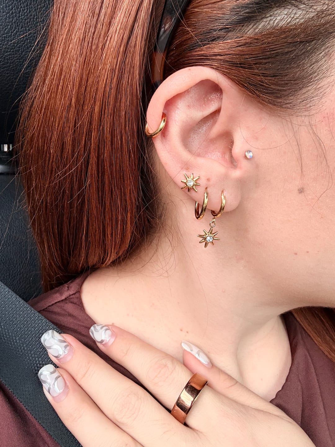 Customer photo review of Set Aretes Ophélie