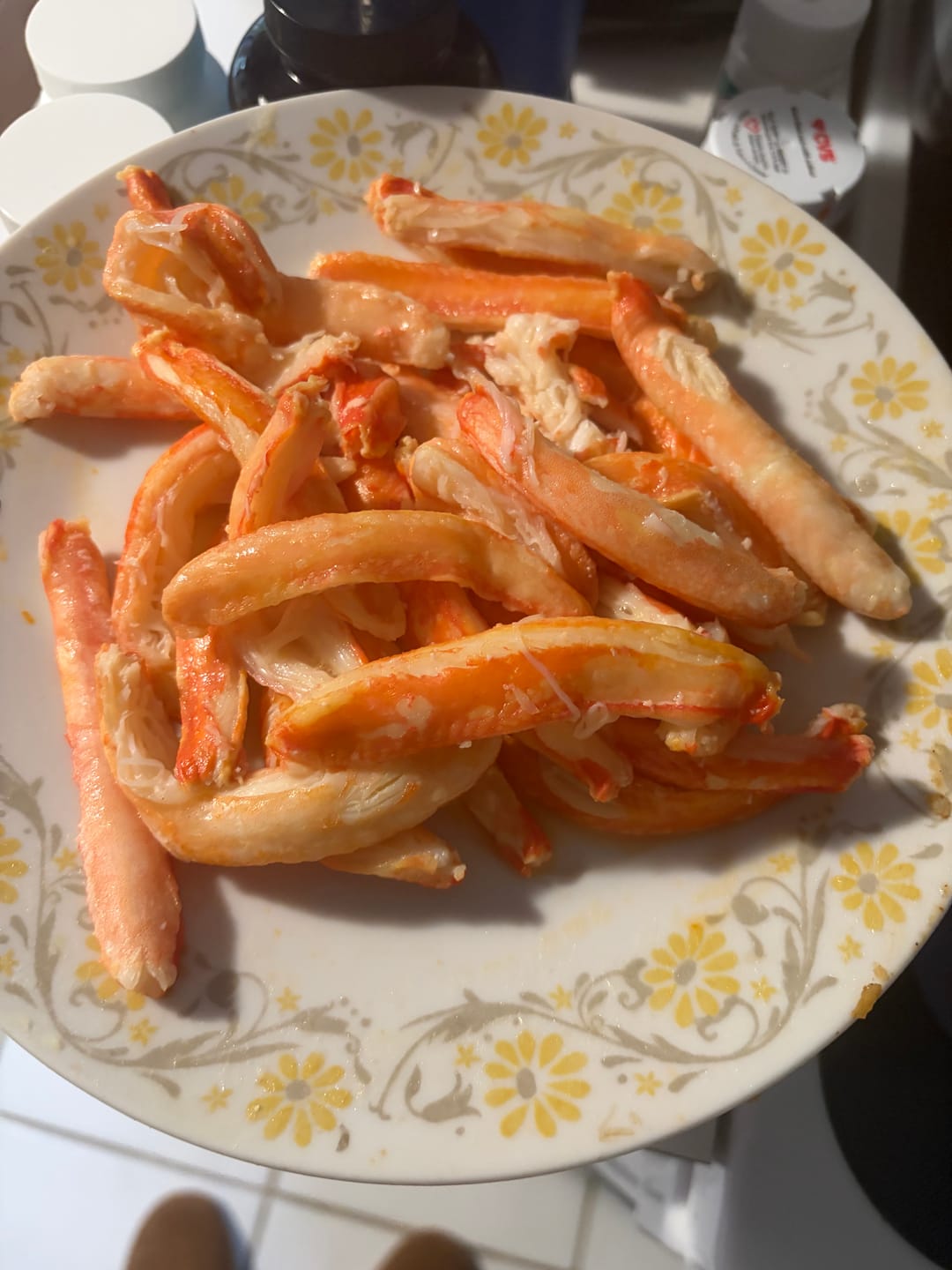 Customer photo review of Wild Arctic Snow Crab Leg Merus Meat - No Shell (16oz pack)