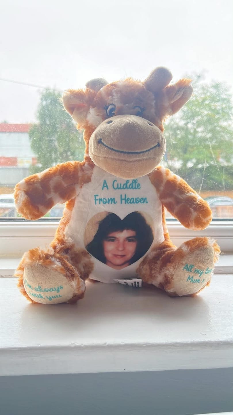 Customer photo review of Item Personalisation