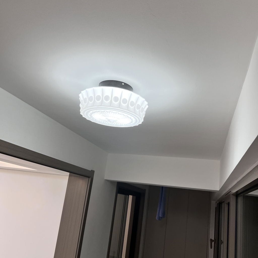 Customer photo review of Ceiling Light, Charles Edwards, Glass Shades, Black, E27 LED