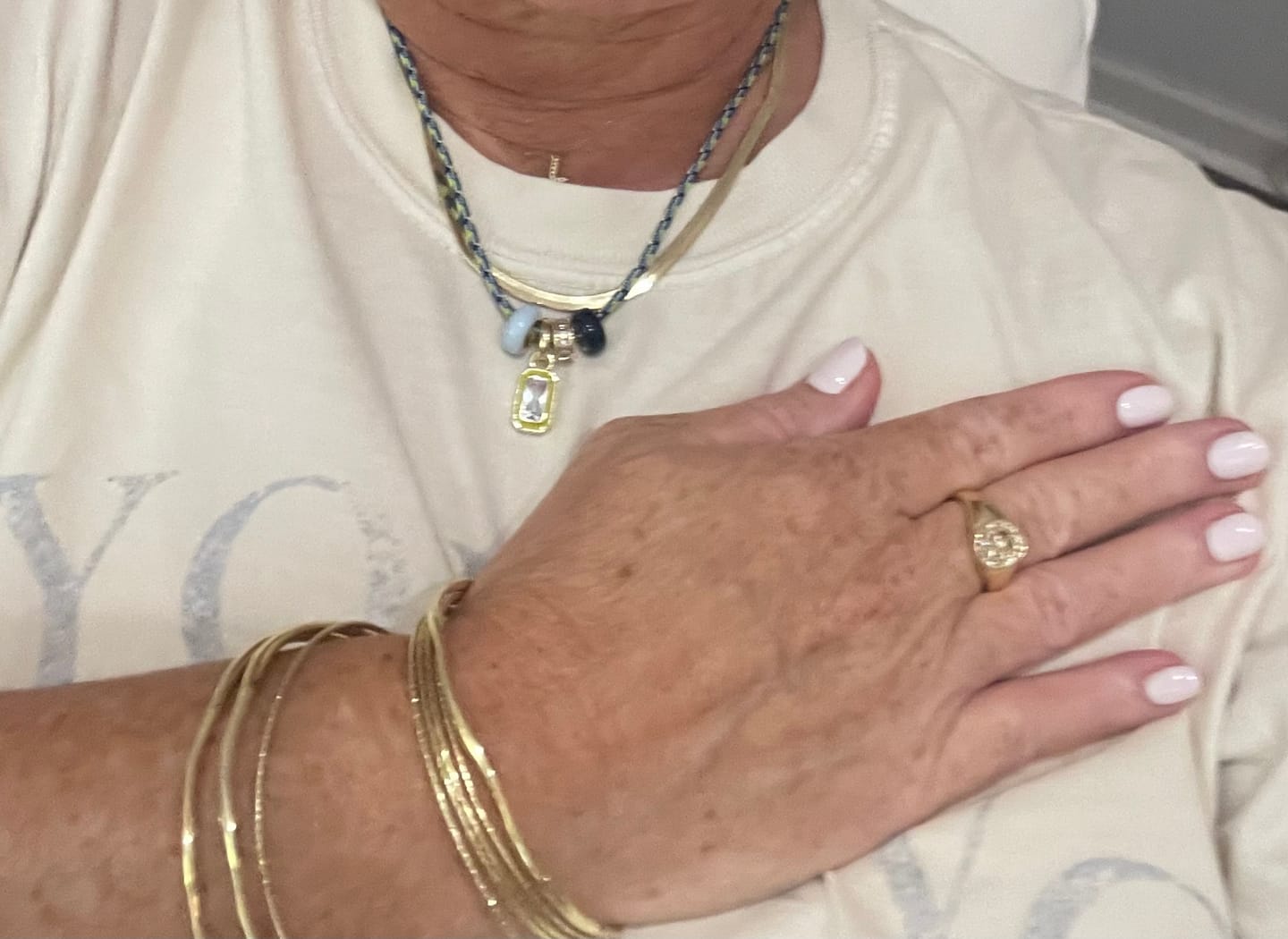 Customer photo review of Jordan Paracord Necklace