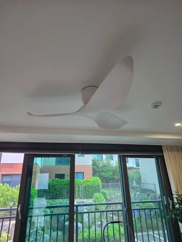 Customer photo review of Vintage Home Ceiling Fan – 60 Inch DC Motor with Remote