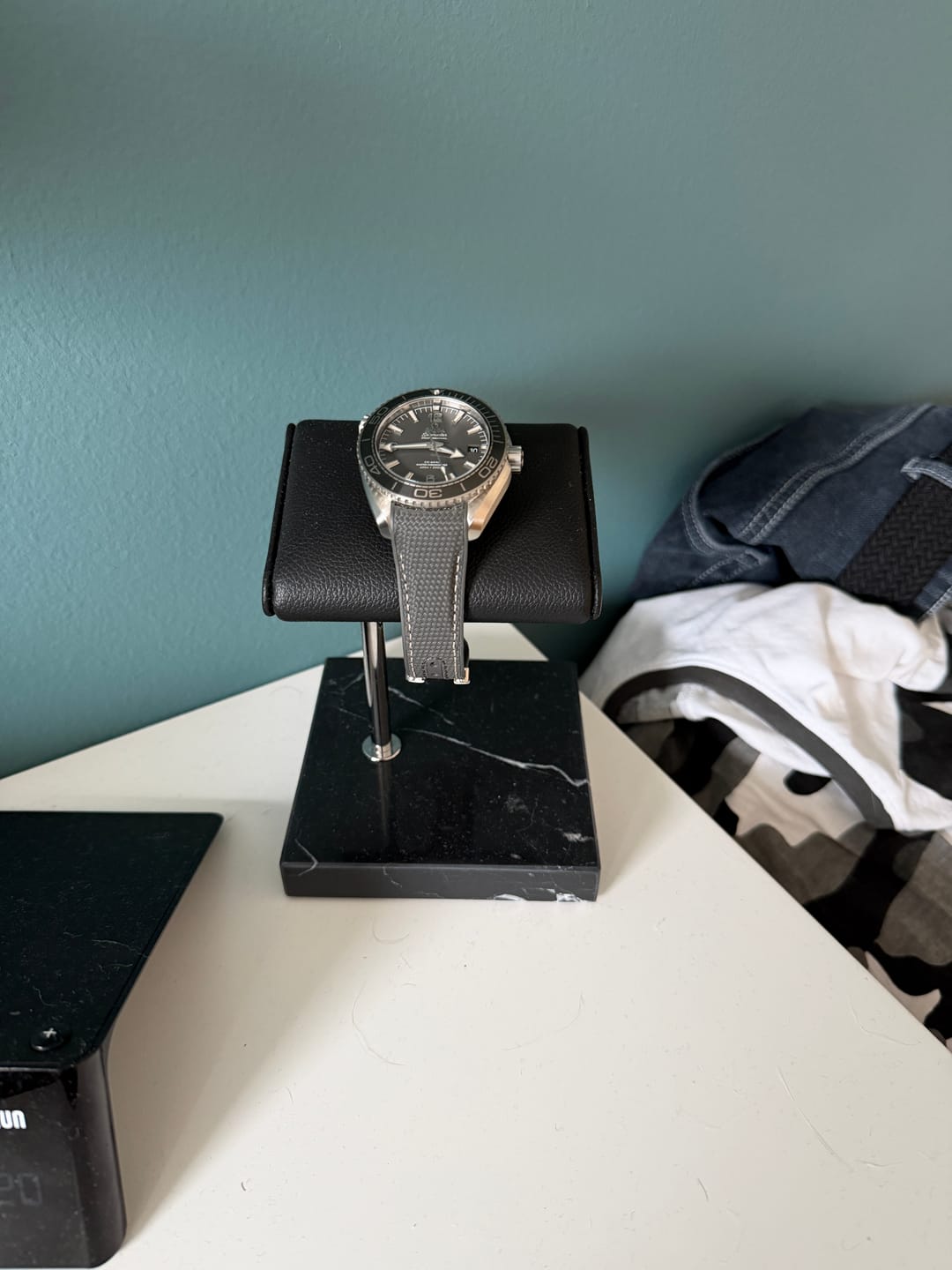 Customer photo review of The Watch Stand - Single - Black & Silver