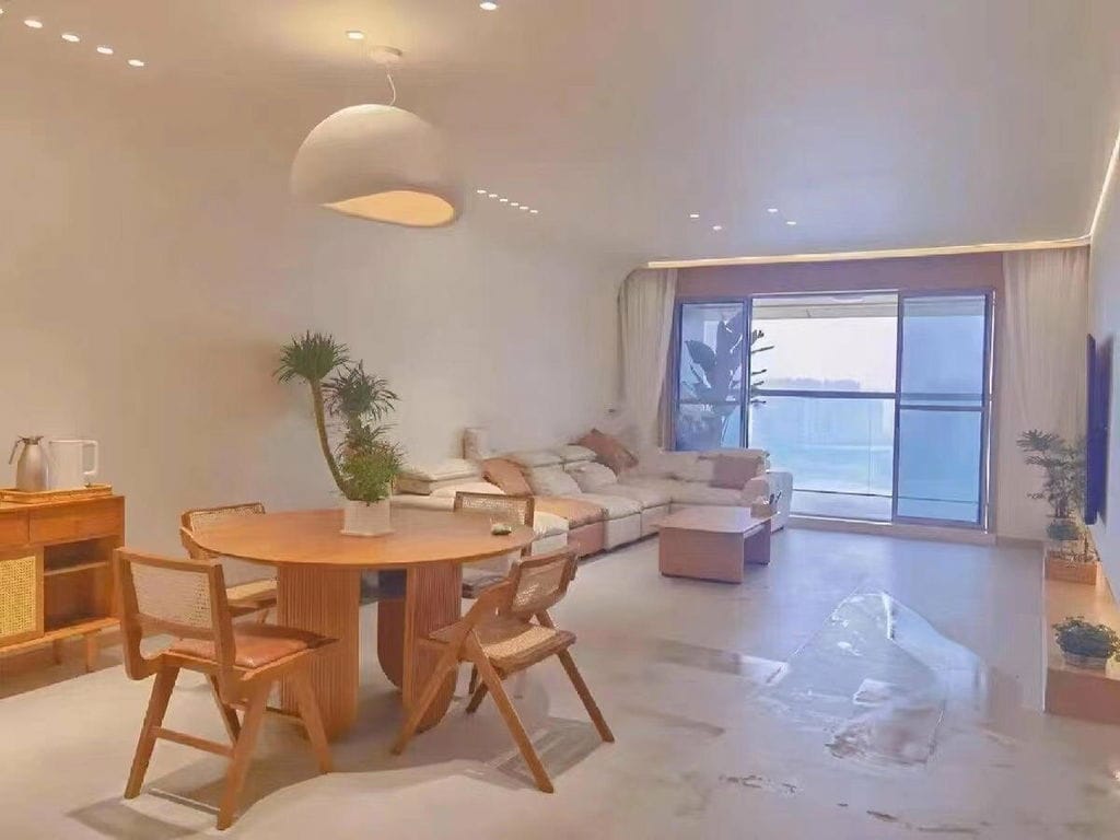 Customer photo review of Pendant Light, Nubia Cloud Sphere, Polystyrene Shade, E26 LED