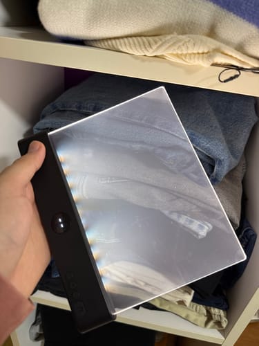 Customer photo review of ReadShine™ Ultra-Thin Reading Light
