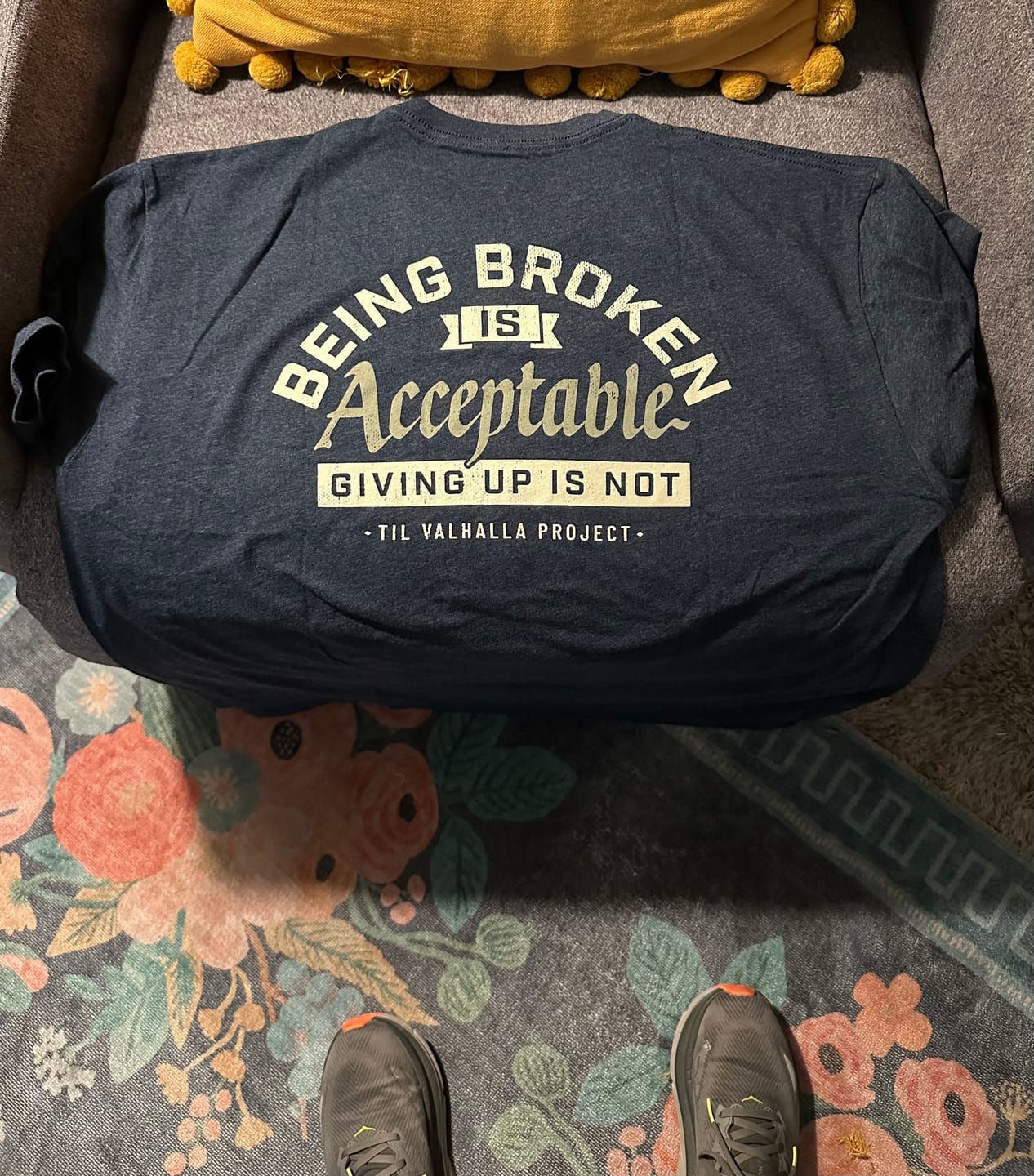 Customer photo review of Being Broken