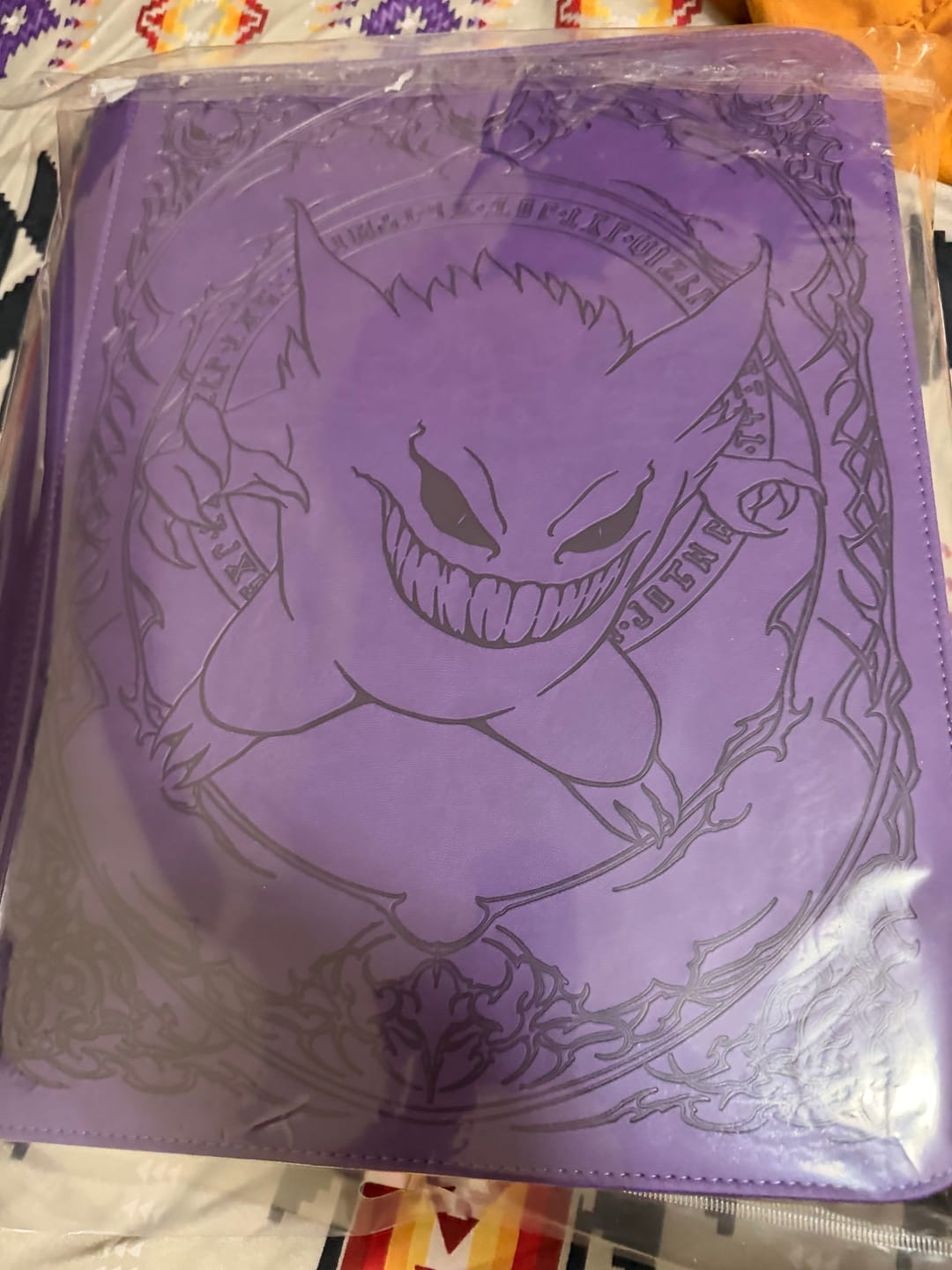 Customer photo review of Purple Evil - Toploader Trading Card Binder