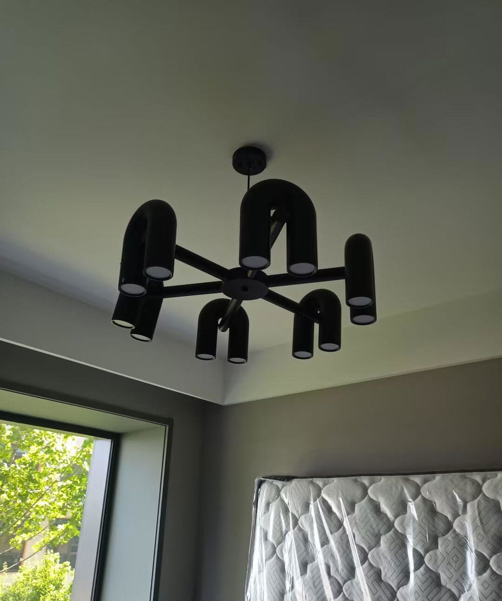 Customer photo review of Cirkus Chandelier, Integrated LED, Movable U-Heads, Linear or Circular