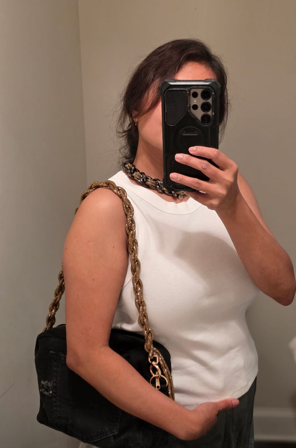 Customer photo review of CHAIN STRAP - Antique Gold