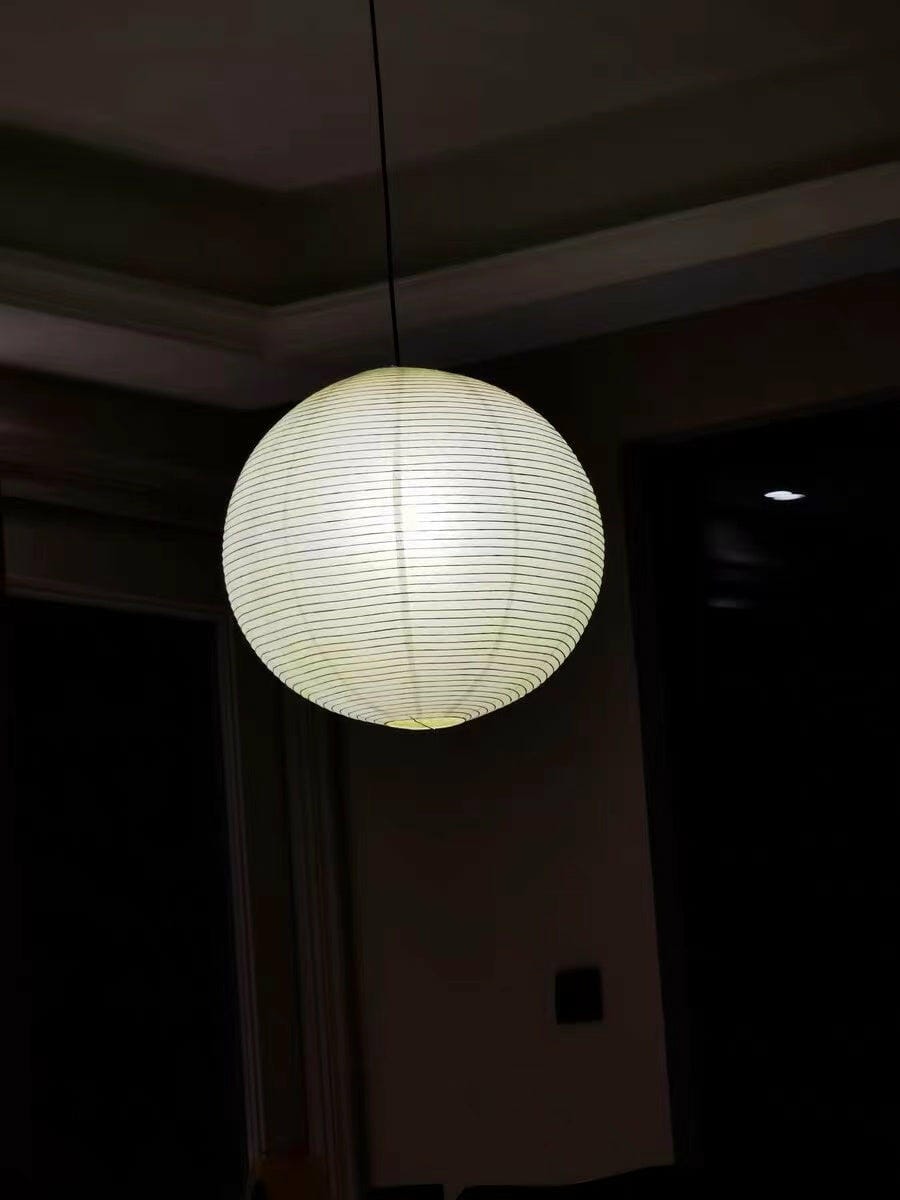 Customer photo review of Washi Paper A Pendant Light, Mulberry Shade, E26/E27, Hardwired