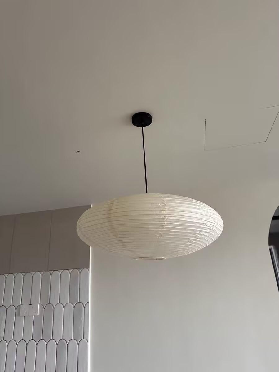 Customer photo review of Pendant Light, Handcrafted Washi Paper Shade, E26/E27, 15A 21A 26A