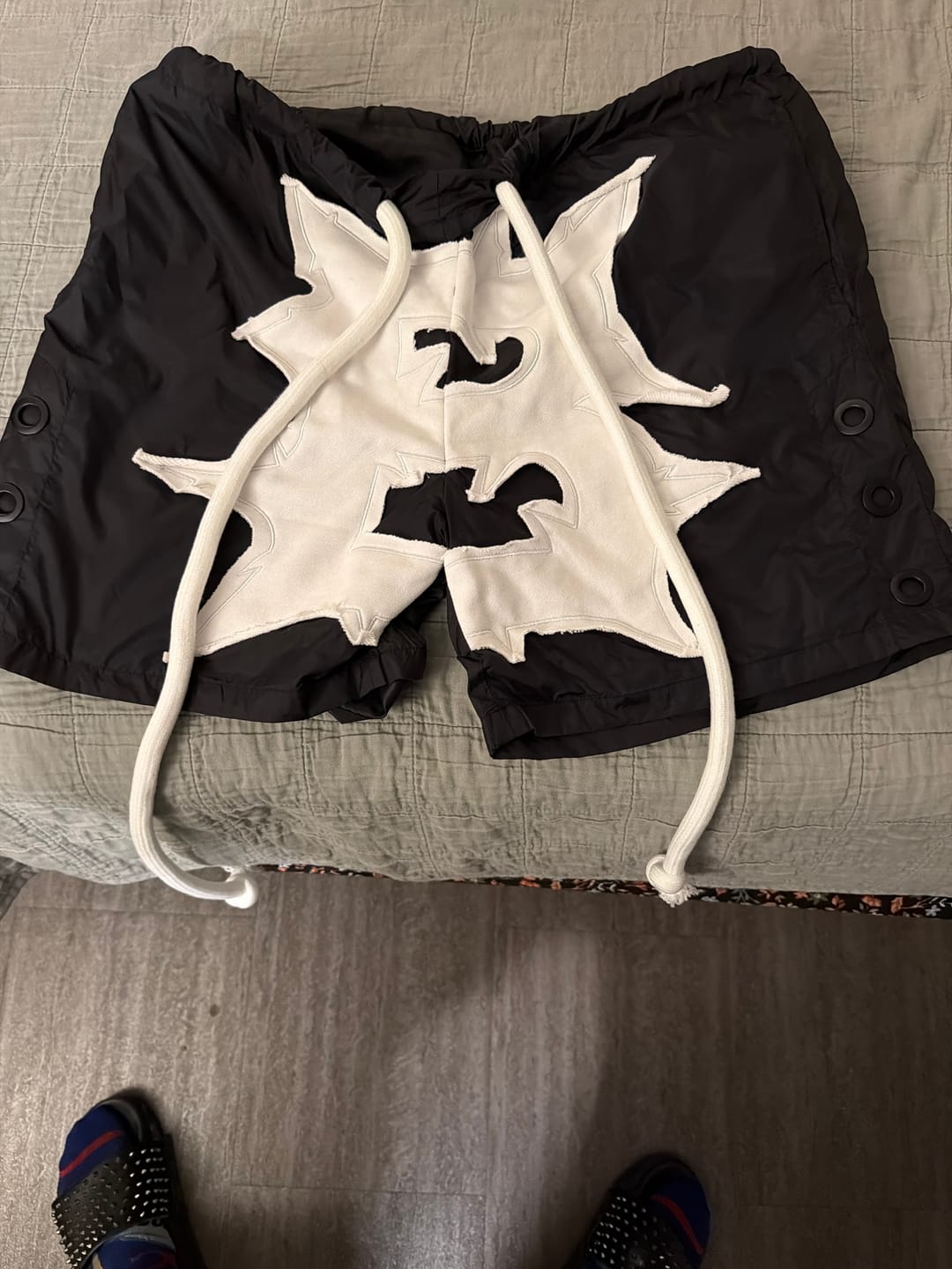 Customer photo review of Billionaire Studios Bluto Boxing Shorts