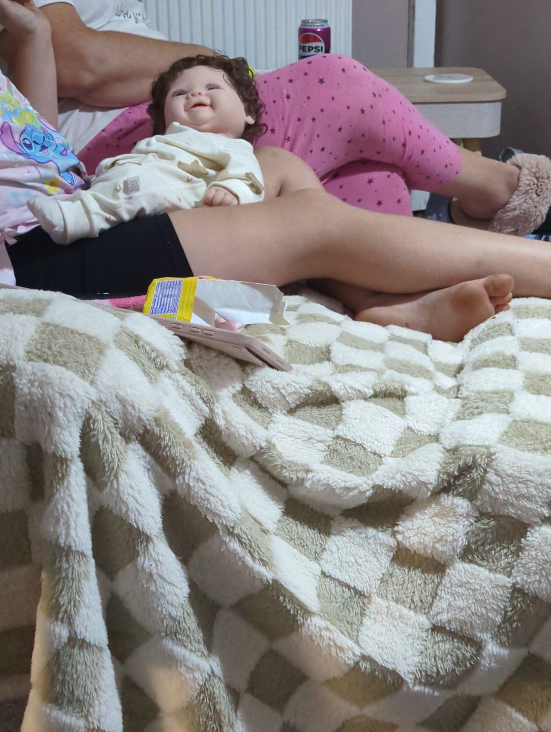 Customer photo review of Molly Lifelike Full Silicone Reborn Baby Doll